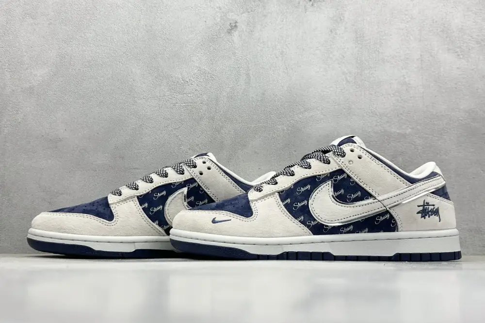 Nike SB Dunk Low Stussy Grey Blue Low – Nikes & Youthful 1572 
