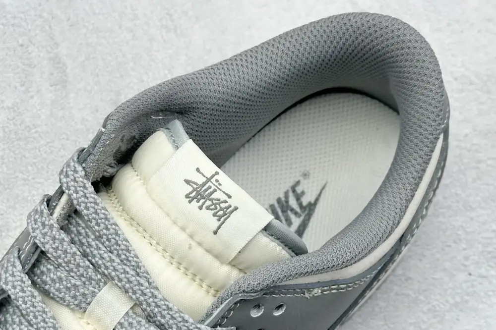 Supportive Nike SB Dunk Low Stussy Grey White Low – Nikes & Collection 1611 