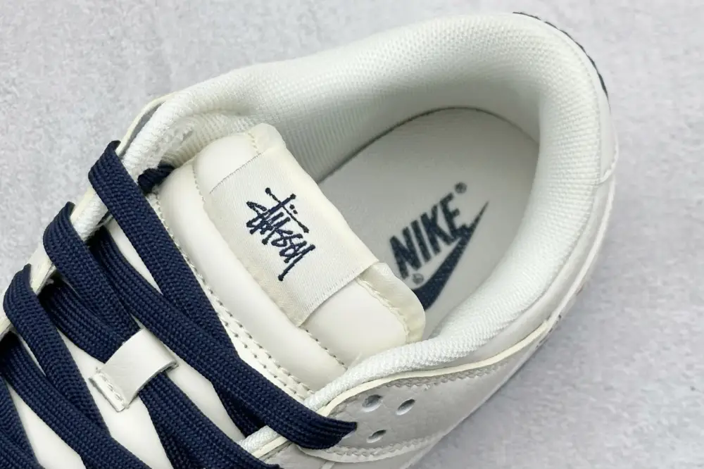 Functional Nike SB Dunk Low Stussy Off-White Blue – Nikes & Collection 1614 