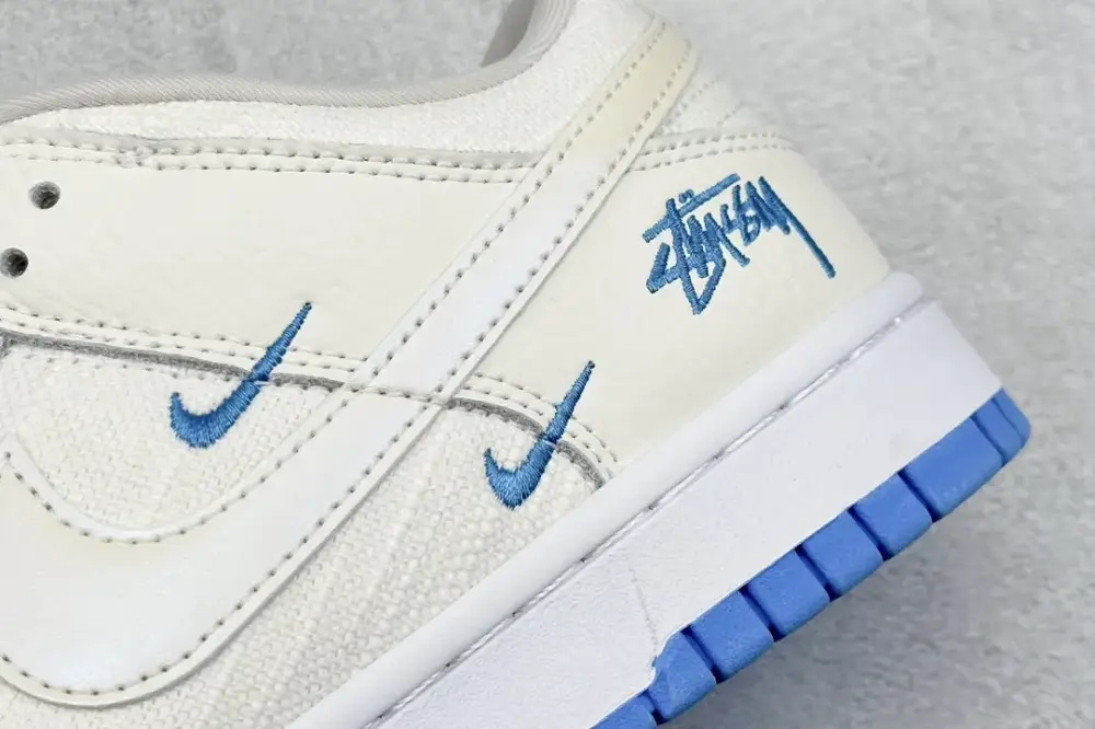 Nike SB Dunk Low Stussy White Blue – Nikes Packable 1650 