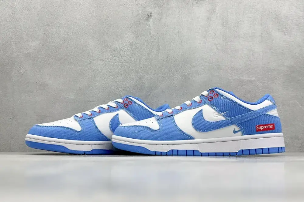 Nike SB Dunk Low Supreme Blue White – Nikes Breathable 1658  DDB34