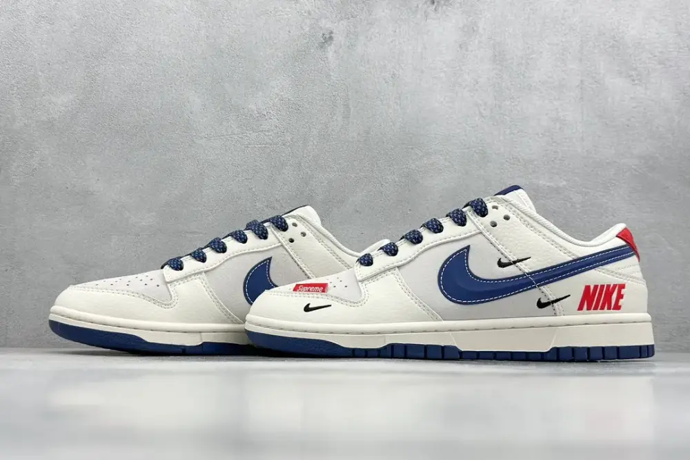 Nike SB Dunk Low Supreme Cream Blue – Nikes Chic 1652 