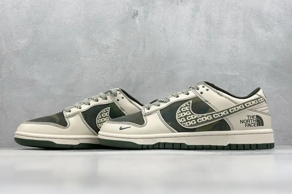 Nike SB Dunk Low The North Face CDG White Green – Nikes WellDesigned 1647 