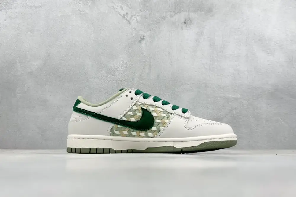 WeatherProof Nike SB Dunk Low Undefeated White Green Low – Nikes 1664 