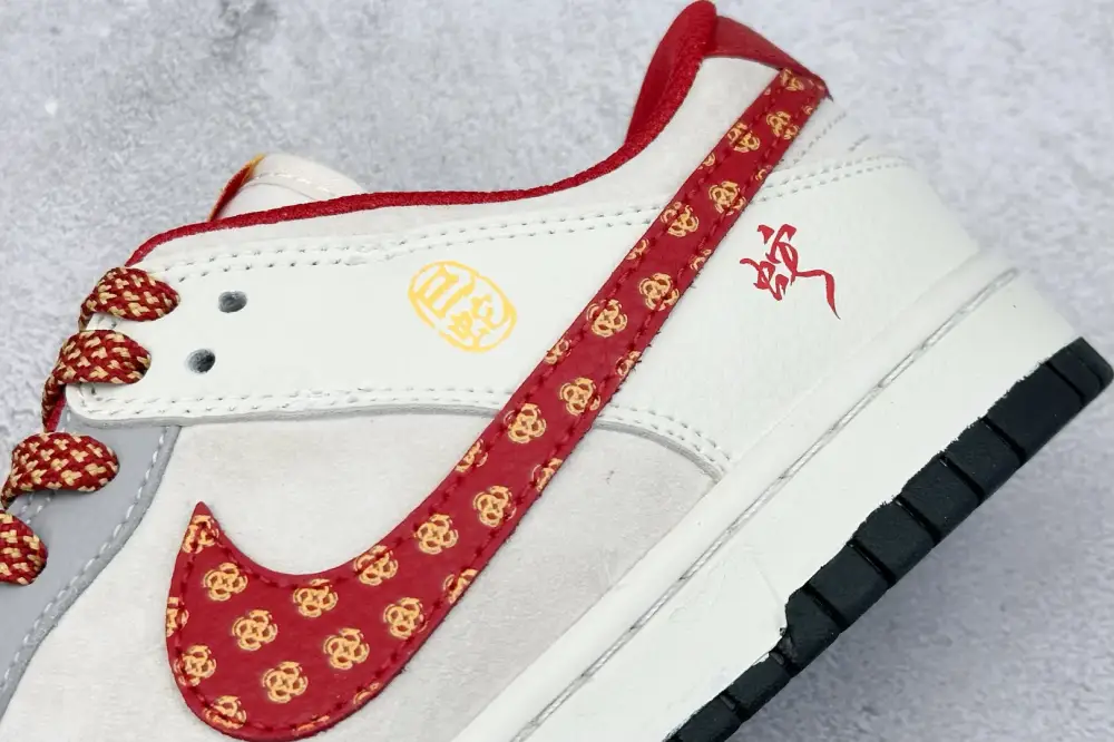 StreetReady Nike SB Dunk Low Year of the Dragon Light Grey Red – Nikes & Fake Nike 1570 