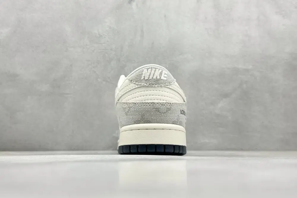 Efficient Nike SB Dunk Low x Louis Vuitton White Grey Nike 1557 