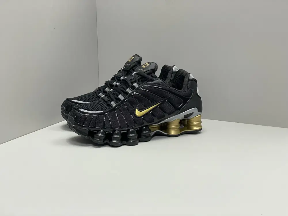 Nike Shox TL Black Gold Silver Sneakers – Tailored 1670  EAD337