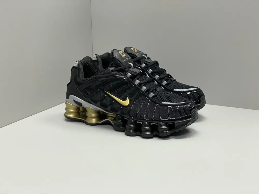 Nike Shox TL Black Gold Silver Sneakers – Tailored 1670  EAD337