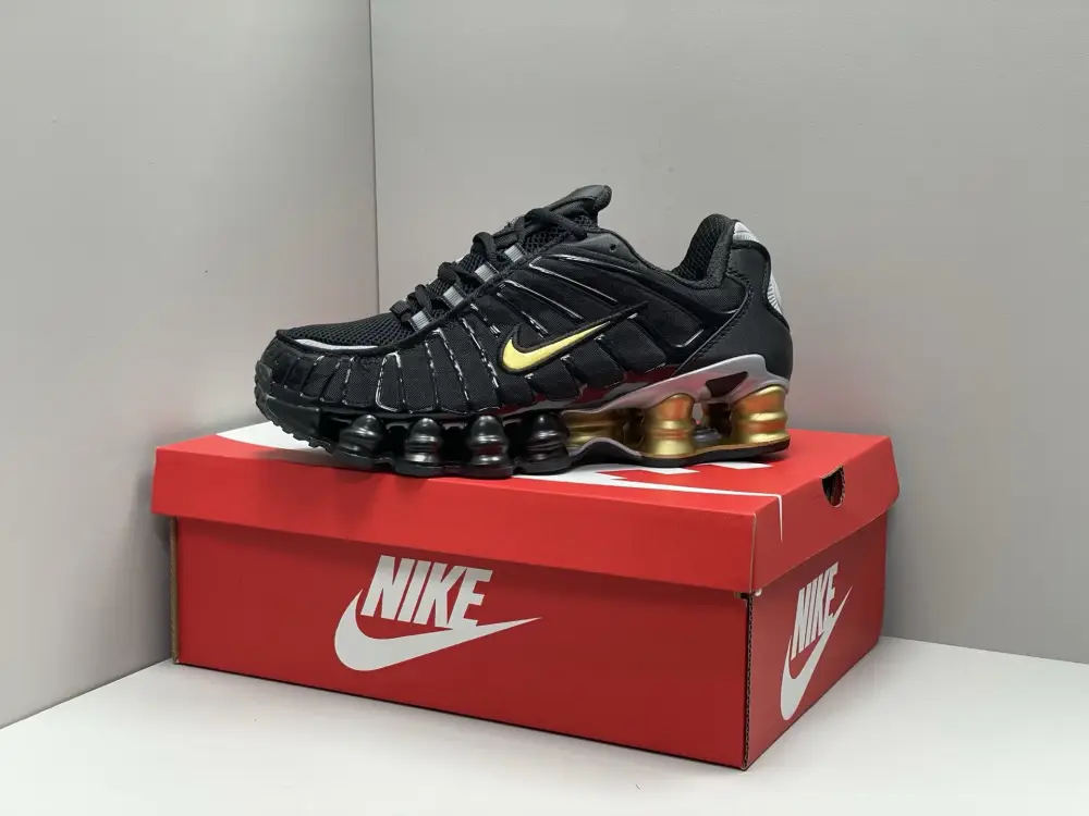 Nike Shox TL Black Gold Silver Sneakers – Tailored 1670 