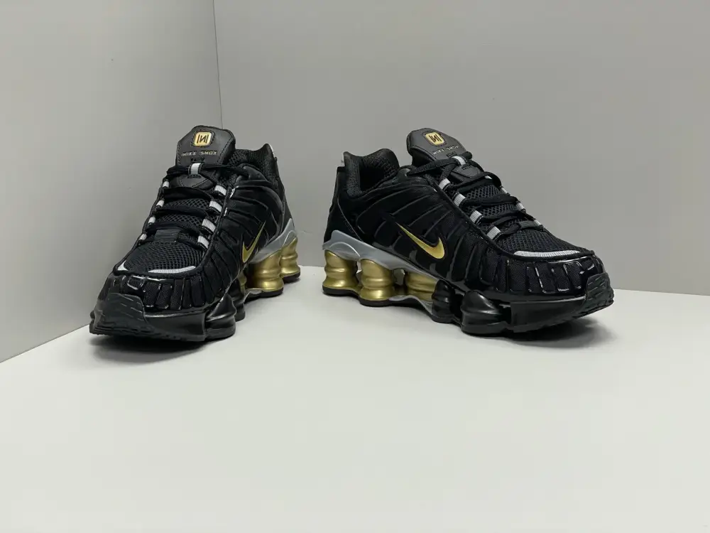 Nike Shox TL Black Gold Silver Sneakers – Tailored 1670 