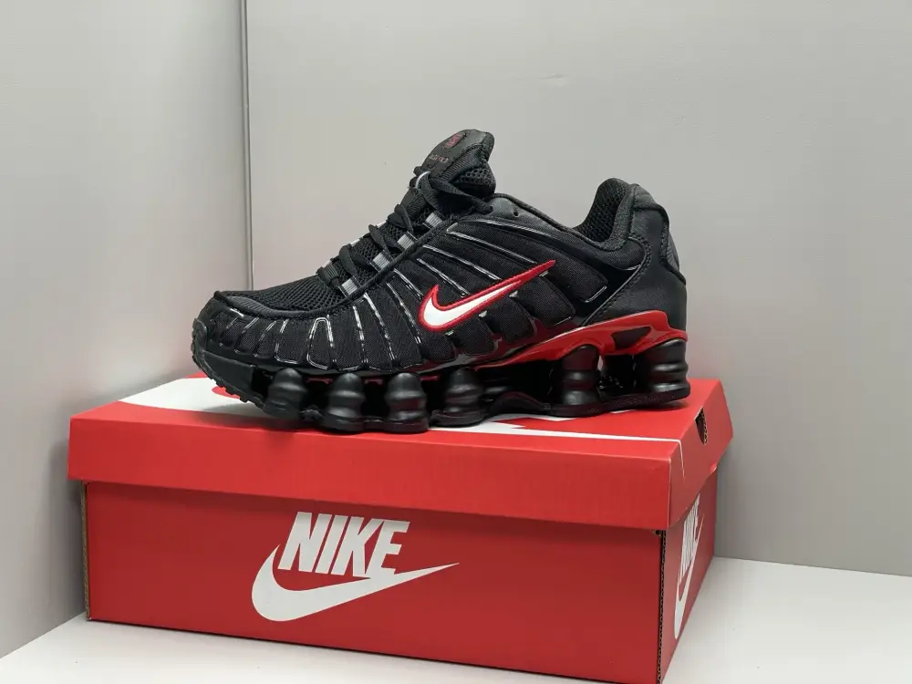 Nike Shox TL Black Red Silver – Nikes ComfortFit 1671 