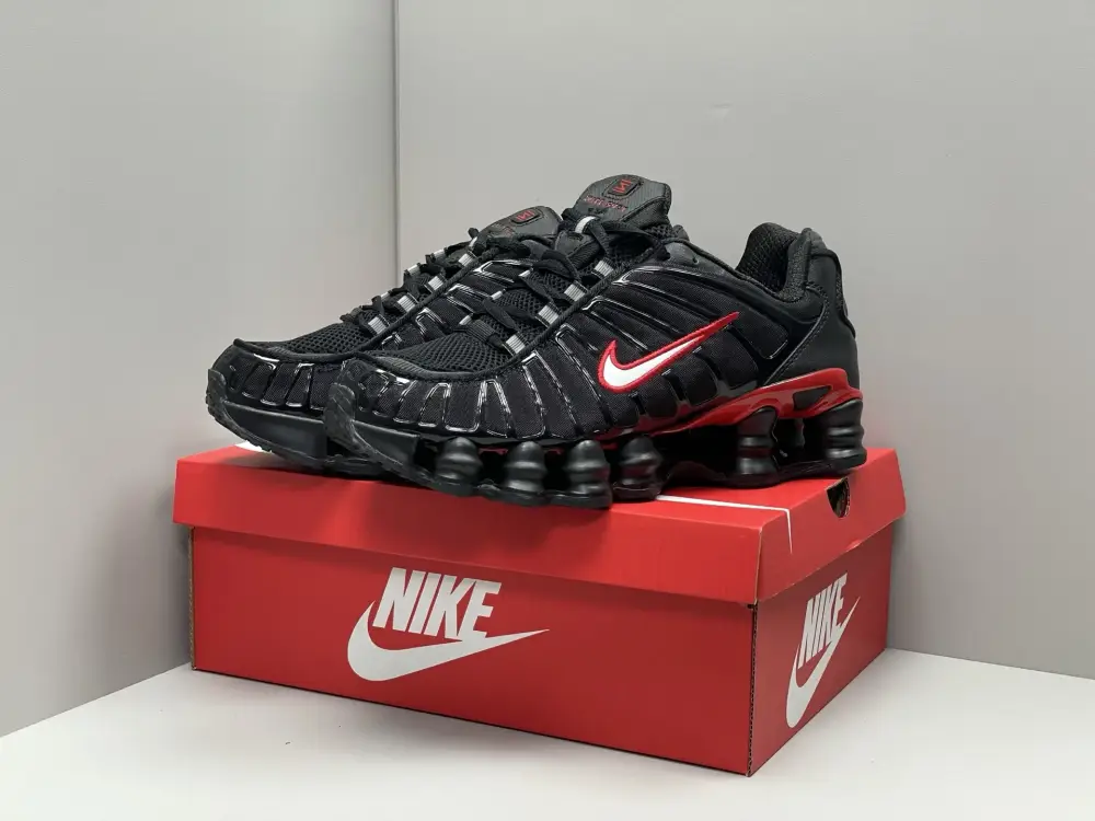 Nike Shox TL Black Red Silver – Nikes ComfortFit 1671 