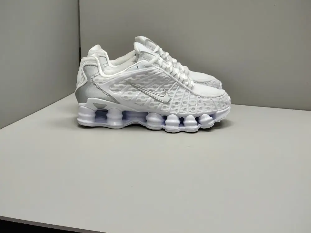 Soft Nike Shox TL Metallic Silver Low Top – Nikes 1673  DDDF408