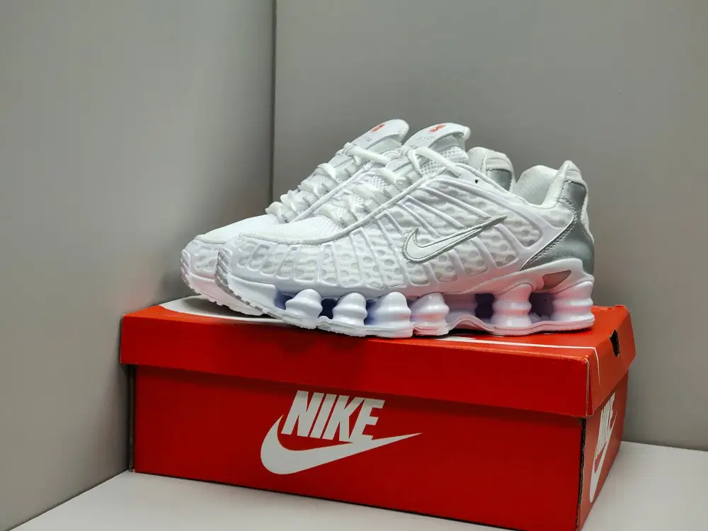 Soft Nike Shox TL Metallic Silver Low Top – Nikes 1673 