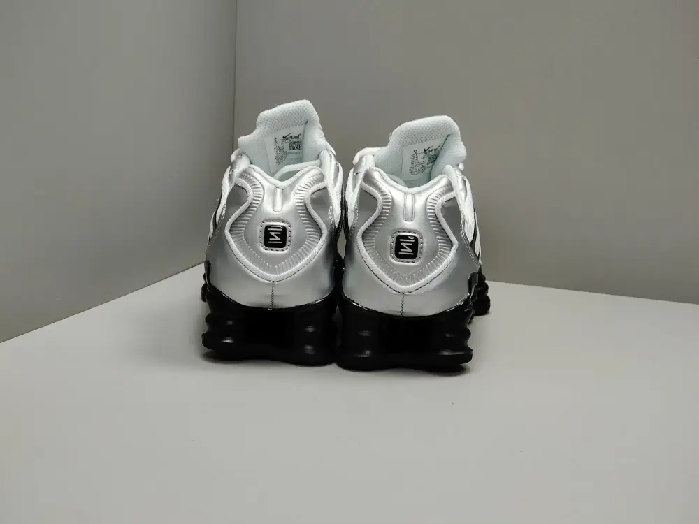 Nike Shox TL White Black Silver Sneakers Packable 1672 