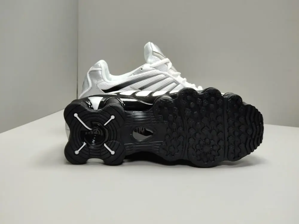 Nike Shox TL White Black Silver Sneakers Packable 1672 