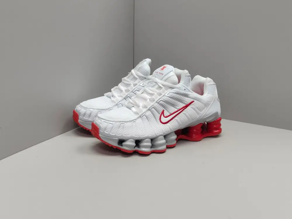Timeless Nike Shox TL White Red Low Running – Nike Edition 1669  ADDDF606