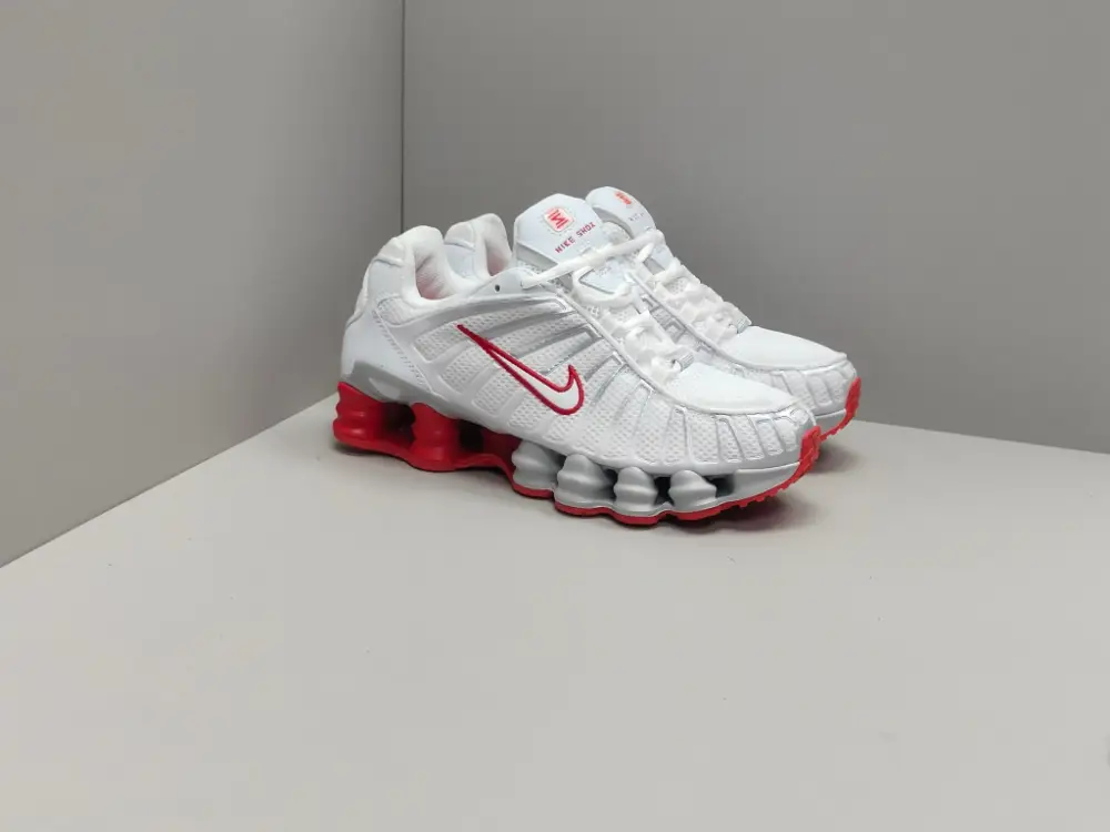 Timeless Nike Shox TL White Red Low Running – Nike Edition 1669  ADDDF606