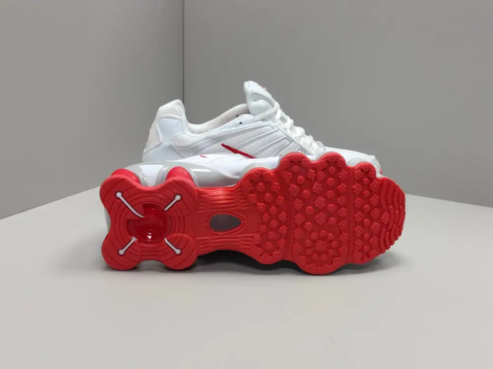 Timeless Nike Shox TL White Red Low Running – Nike Edition 1669 