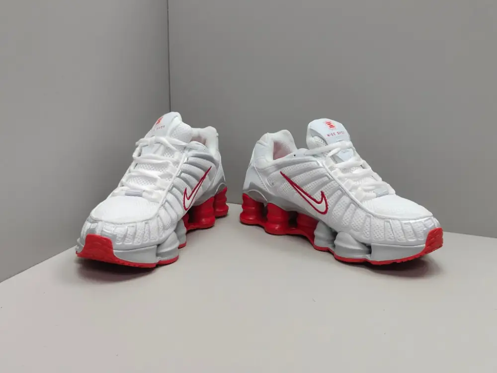 Timeless Nike Shox TL White Red Low Running – Nike Edition 1669 