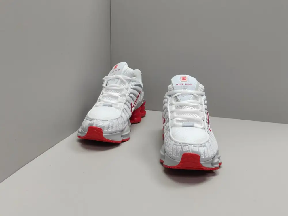 Timeless Nike Shox TL White Red Low Running – Nike Edition 1669 