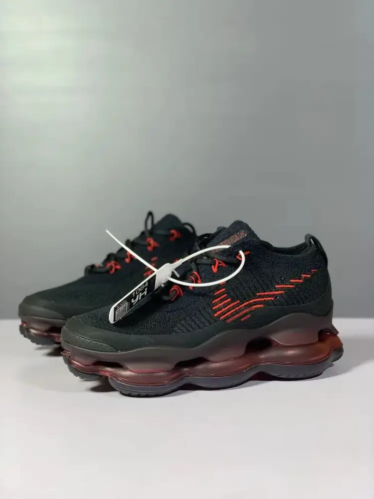 Nike Vapor Max Black Red Running – Sneakers Unique 1365 