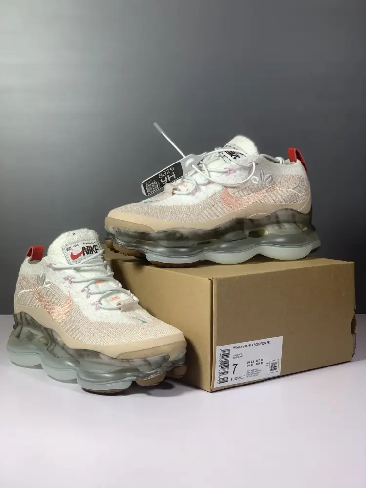 SoftTouch Nike VaporMax Beige Pink Running – Sneakers 1368 