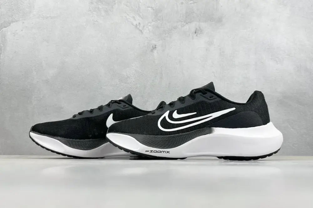 Nike Zoom Fly 5 PRM Unisex Running – Black White, Low-Top Design, Size 36-45, Premium Nike (DM8974- Fashionable 1480 