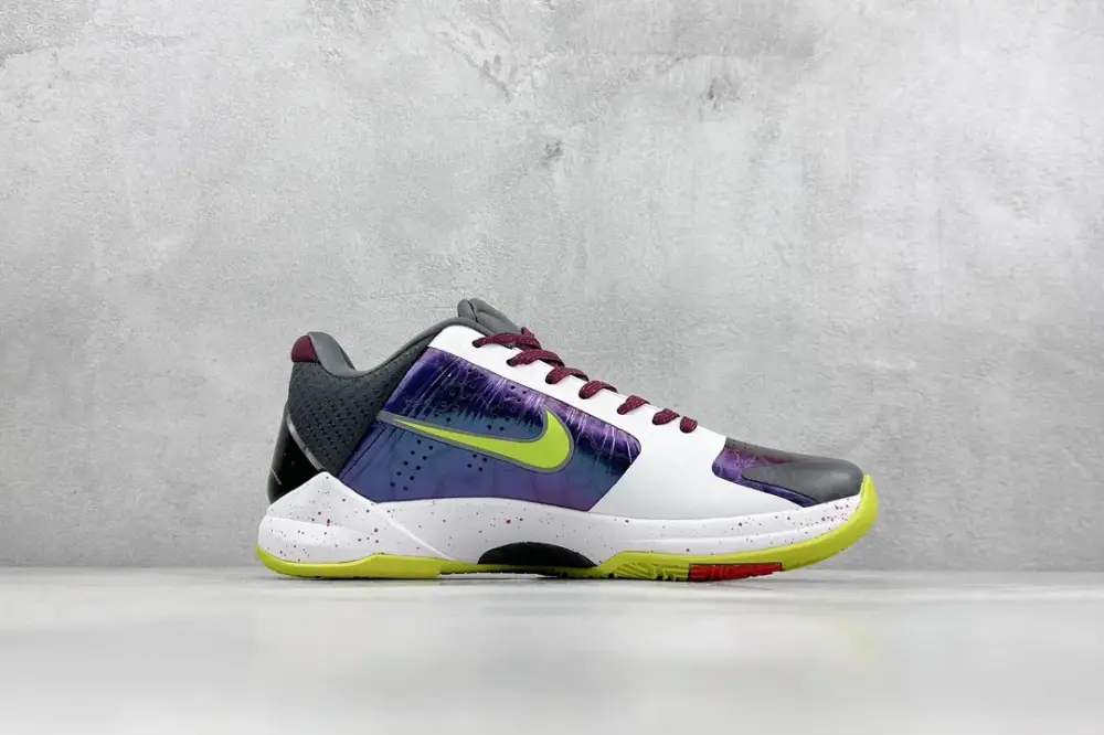 Nike Zoom Kobe 5 Protro – White Volt Purple – CD4991-100 – with Nike Style Tailored 1433 