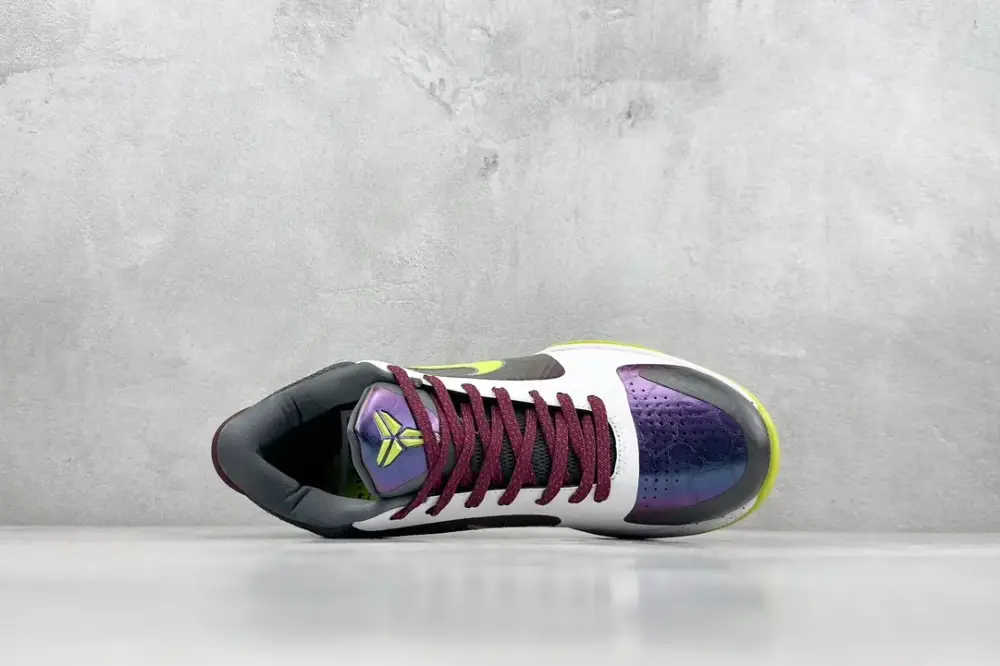 Nike Zoom Kobe 5 Protro – White Volt Purple – CD4991-100 – with Nike Style Tailored 1433 