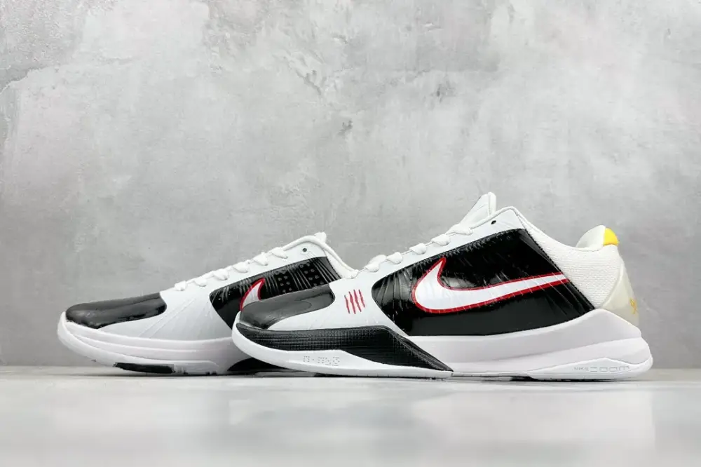 Tailored Nike Zoom Kobe 5 Protro 'Black White' – Authentic 310 NK Collaboration Basketball with Nike Design and Style 1465 