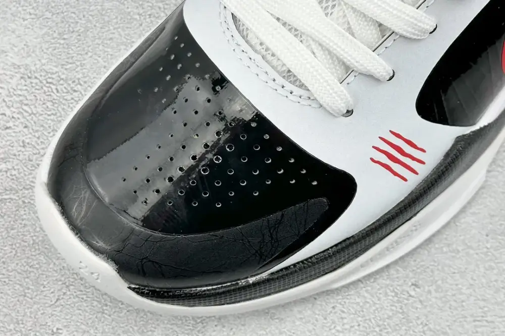 Nike Zoom Kobe ZK5 Retro Basketball – White Black Red Low-Top Nike Sneakers Refined 1495 