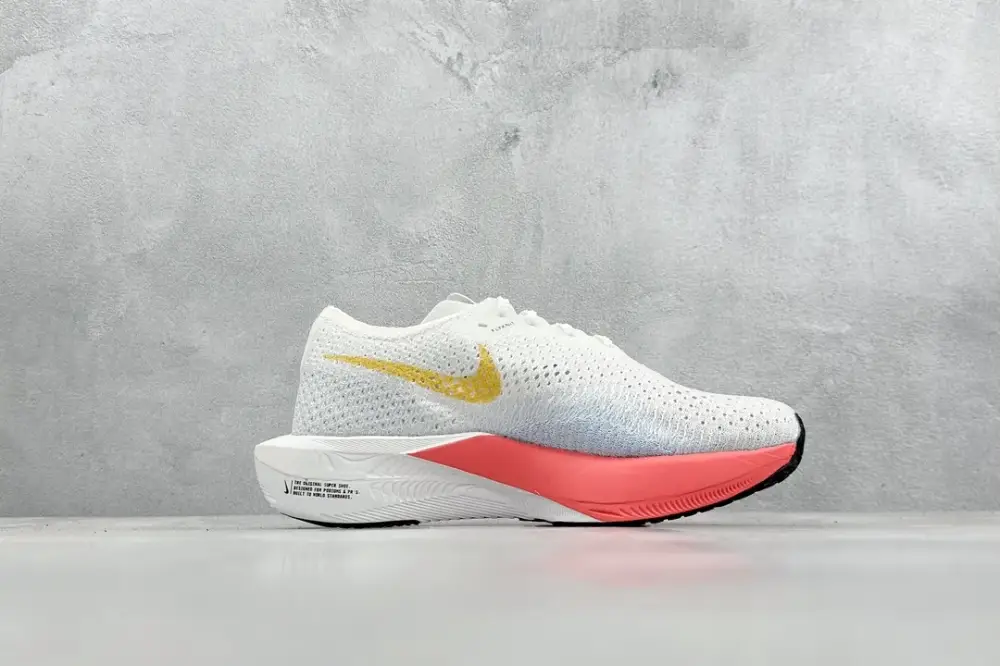 WaterResistant Nike ZoomX Vaporfly NEXT% 3 Marathon Running – White Red, Cushioning, Multiple Sizes, Inspired by Nike Designs 1483 