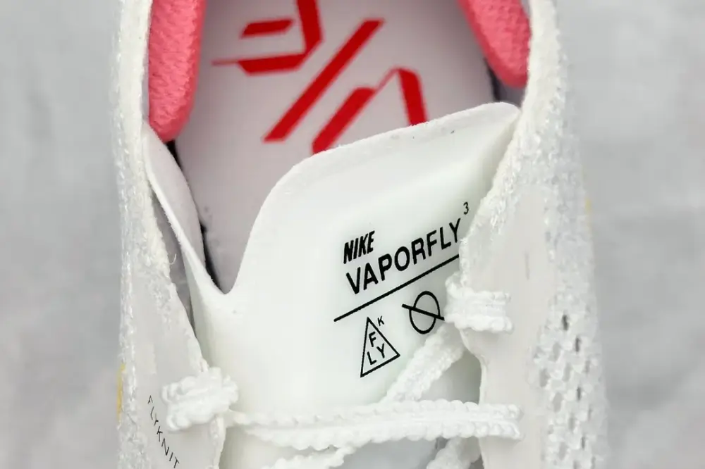 WaterResistant Nike ZoomX Vaporfly NEXT% 3 Marathon Running – White Red, Cushioning, Multiple Sizes, Inspired by Nike Designs 1483 