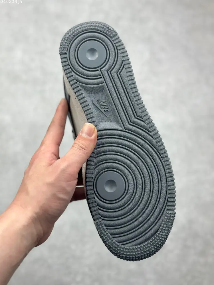 QuickDry Nike x Kaws Air Force 1 Space Gray Custom Strap Sneakers – High Quality Size 36- 1079 