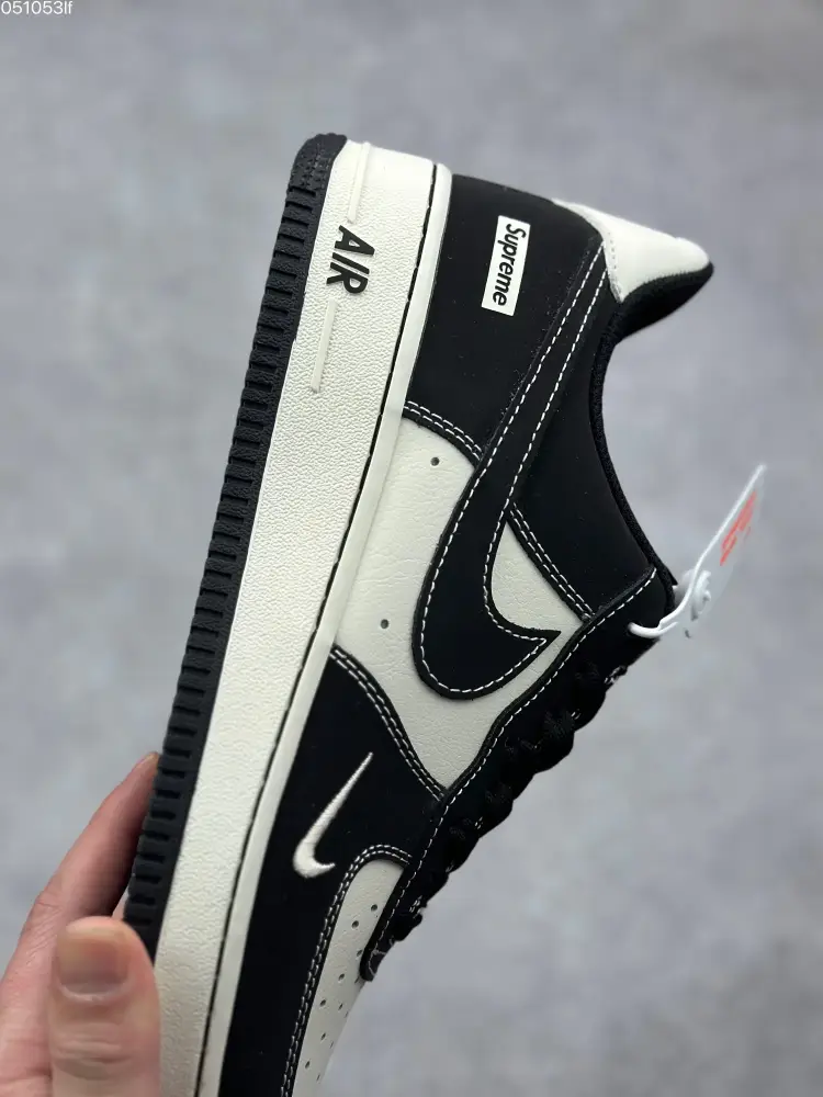 QuickDry Nike x Supreme Air Force 1 '07 Low Cream Black – Limited Edition Best Sneakers 994 