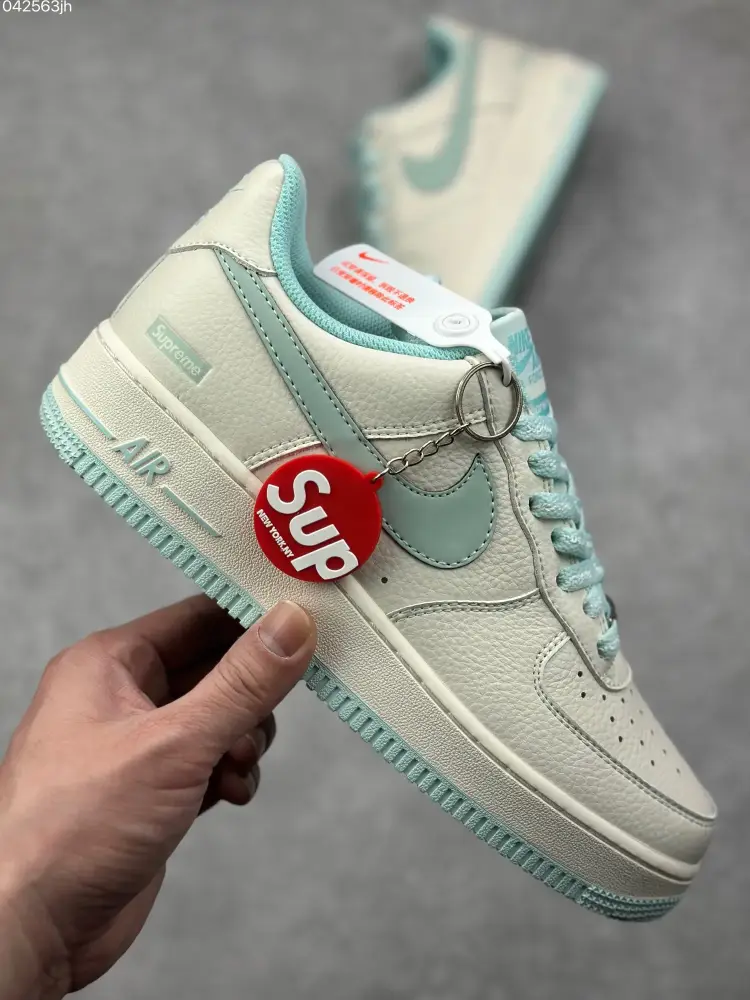 Nike x Supreme Air Force 1 07 Low 'Ice Blue' – Limited Edition Best Sneakers OnTrend 998 