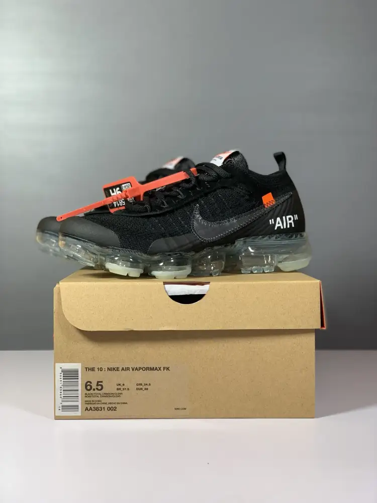 ComfortFit Off-White Nike VaporMax Black Blue – Nikes 1372 