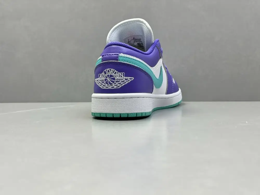 Lightweight Pure Origin 210 AJ1 Low Top Sneakers – Purple White, Top , Best Sneakers, Authentic Version, Sizes 36-46 (Including Half Sizes 1274 