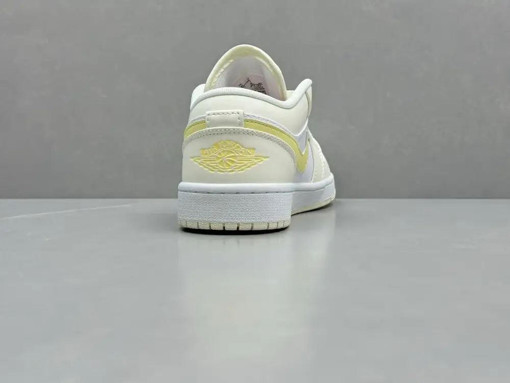 Pure Origin 230 AJ1 Low Top Sneakers – White Yellow, Authentic Version, Best Sneakers, Top , Sizes 36-46 (Including Half Sizes Sporty 1289 