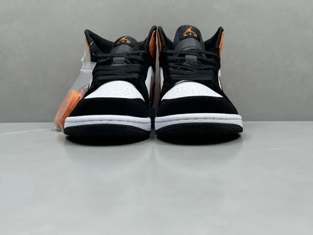 Pure Origin 230 AJ1 Zhongbang Pure Version Basketball – Black White Orange – Top – Premium Nike – Sizes 36-46 (Including Half Sizes Chic 1319 