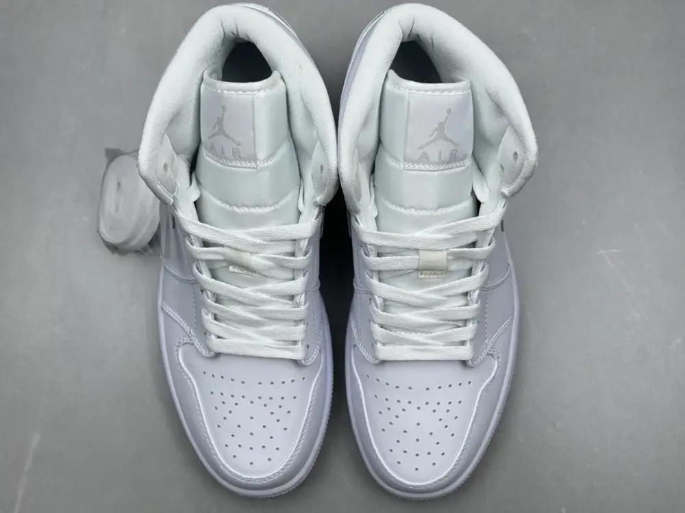 Breathable Pure Origin AJ1 Zhongbang Pure Version White High-Top – Best Sneakers Online – Sizes 36-46 (Including Half Sizes 1333 