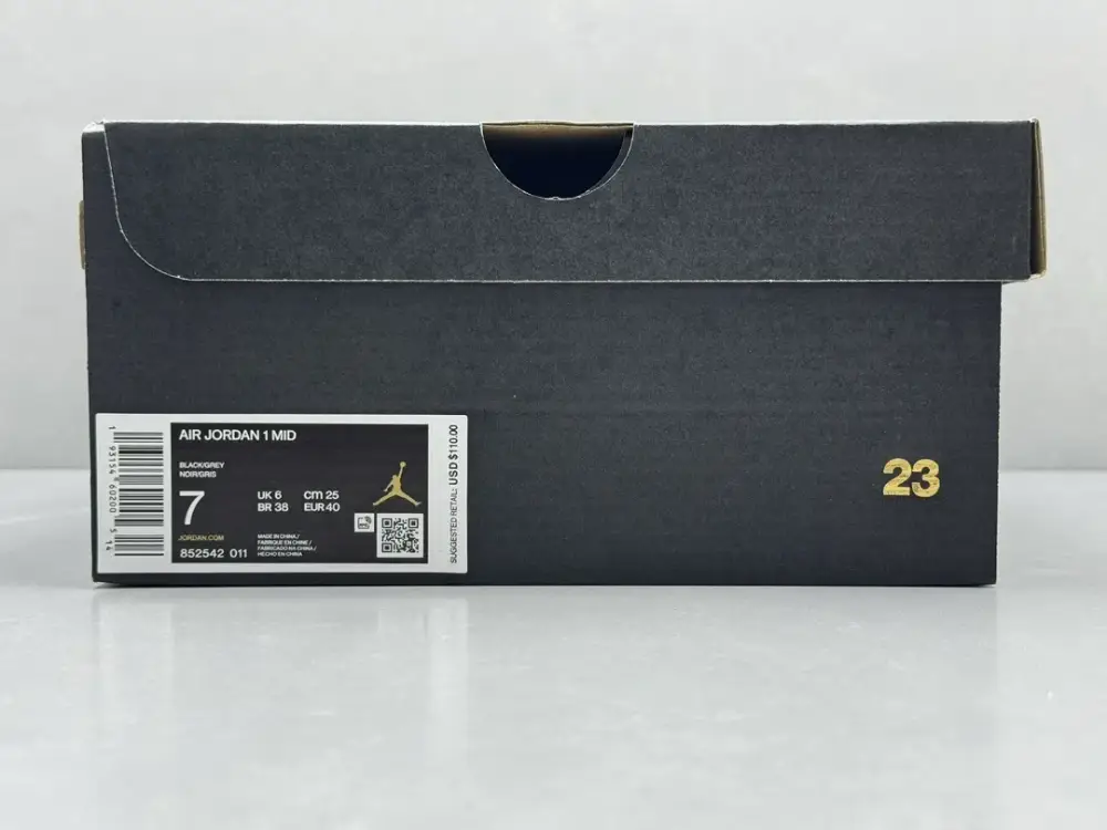 Pure Version 230 AJ1 Zhongbang Silk Count Black White High-Top Sneakers – Best Nike – Size 36-46 (Including Half Sizes Stretchable 1337 