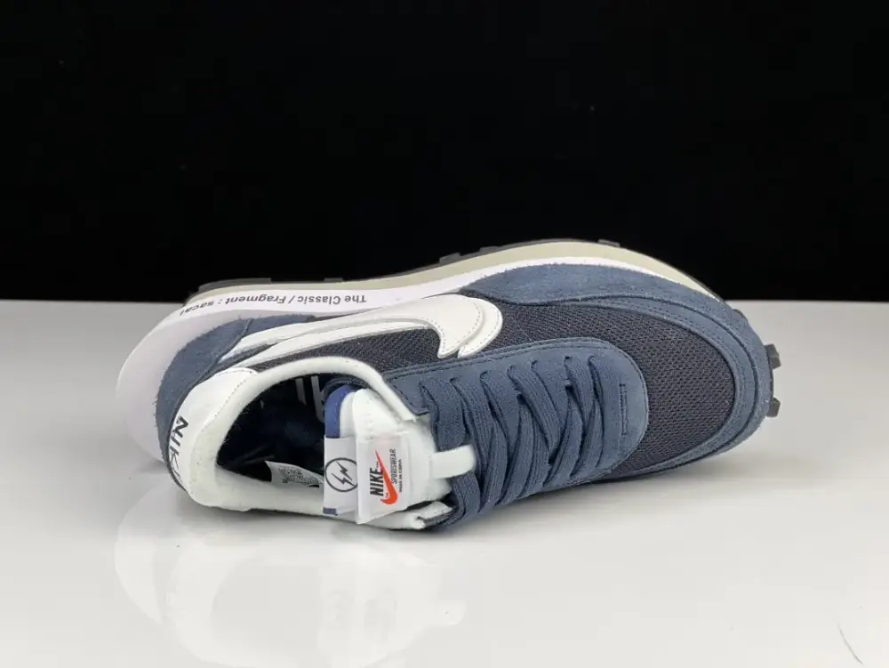 EyeCatching SACAI x NIKE LDV Waffle Navy Blue White Deconstructed Running – Nike Edition 1508 