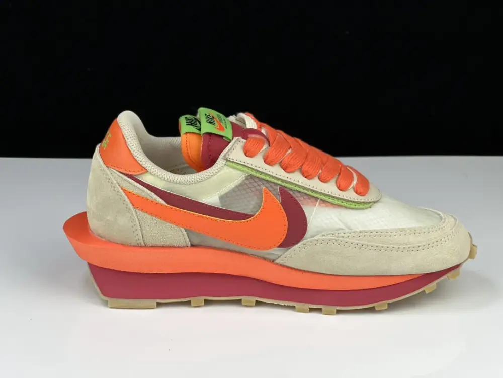 SACAI x Nike LDV Waffle Beige and Orange Deconstructed Running – Premium Nike Edition with Quality Resilient 1509 