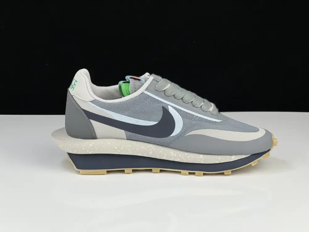 SACAI x Nike LDV Waffle Grey White Double Swoosh for Running – Premium Snug 1513 