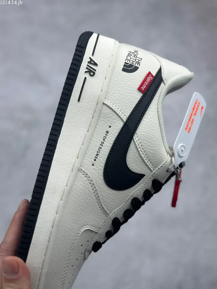 FastDry Supreme x The North Face x Nike Air Force 1 Low – Black – Limited Edition Sneakers with High Quality Design 1090 