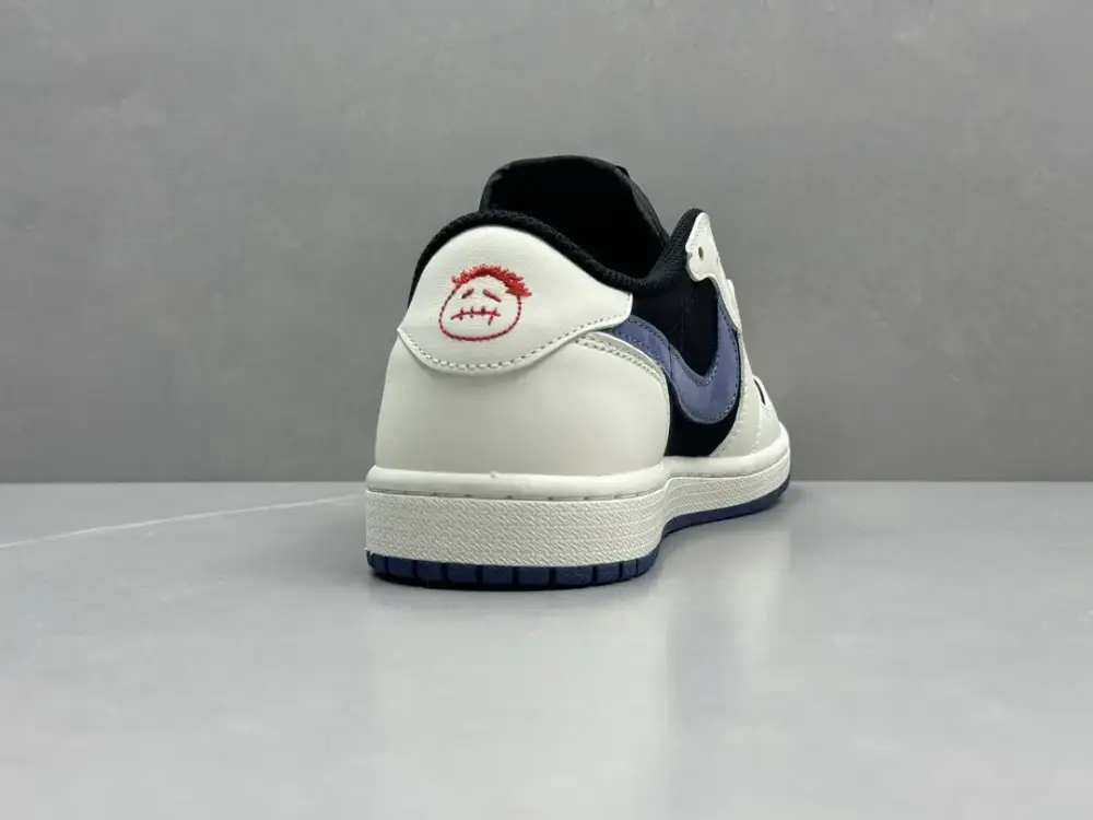 FastDry Travis Scott x Air Jordan 1 Low Reverse Mocha – Black White Blue, Top , Best Sneakers, Sizes 36-47 Including Half Sizes 1268 