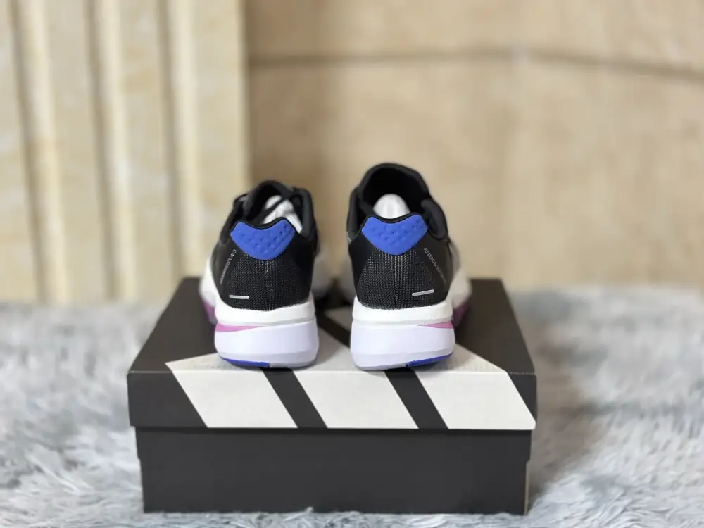 adidas Adizero Boston 13 Black Purple Running DailyWear 489  ADD560
