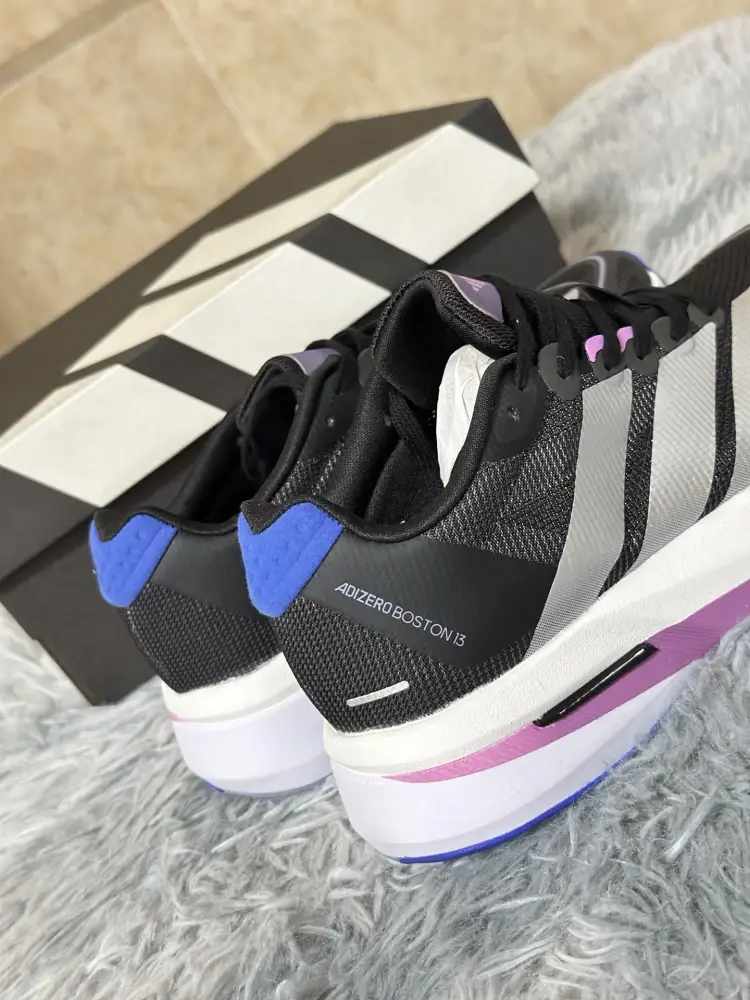 adidas Adizero Boston 13 Black Purple Running DailyWear 489 